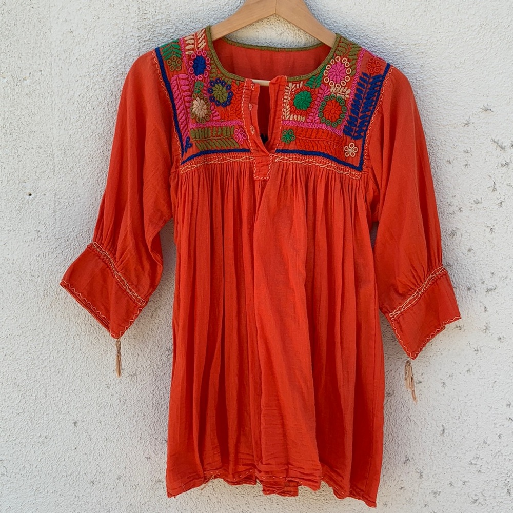 Vintage embroidered blouse